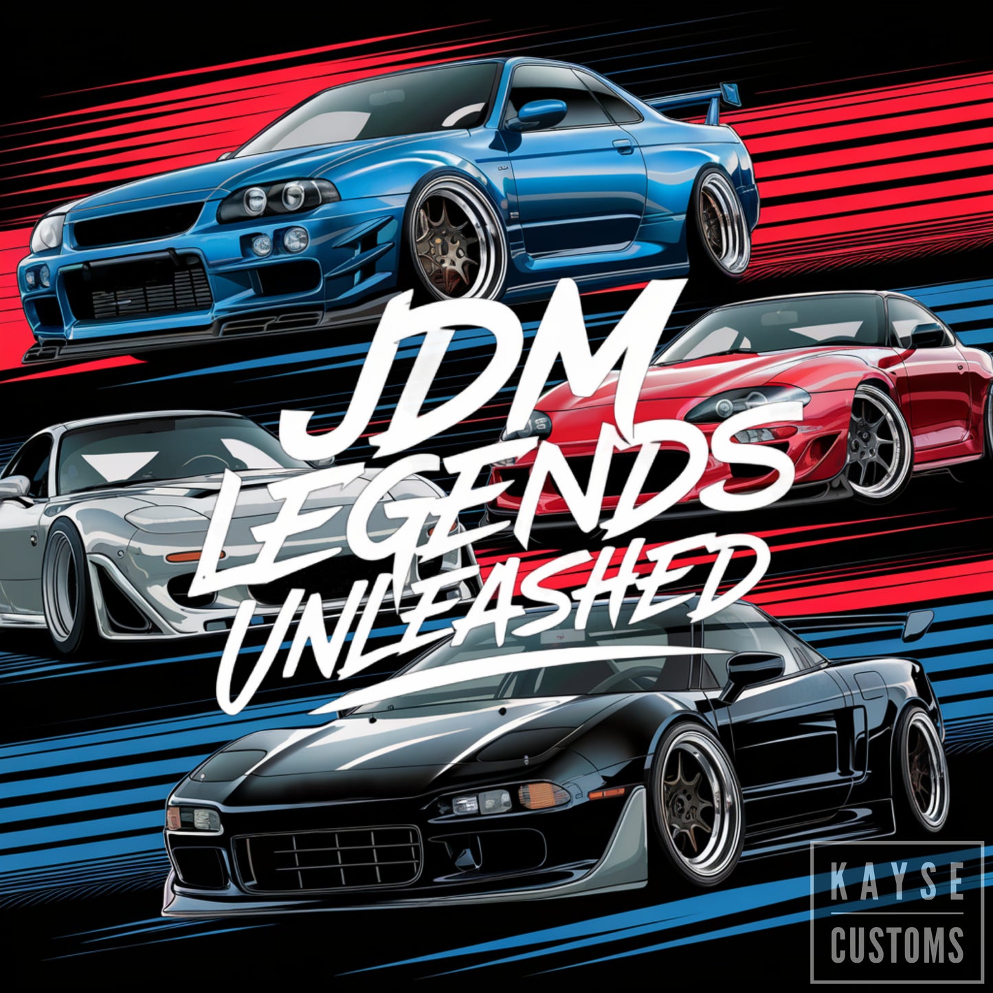 JDM Legends Unleashed  T-Shirt