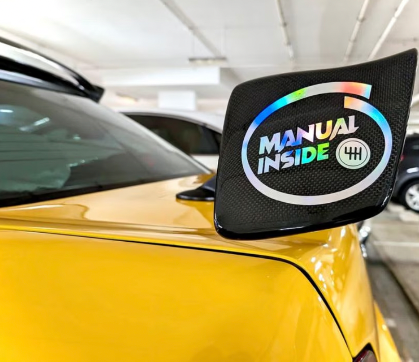 Manual Inside Car Decal