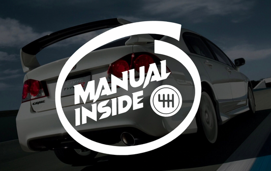 Manual Inside Car Decal