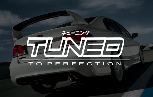 Tuned to Perfection チューニング Car Decal