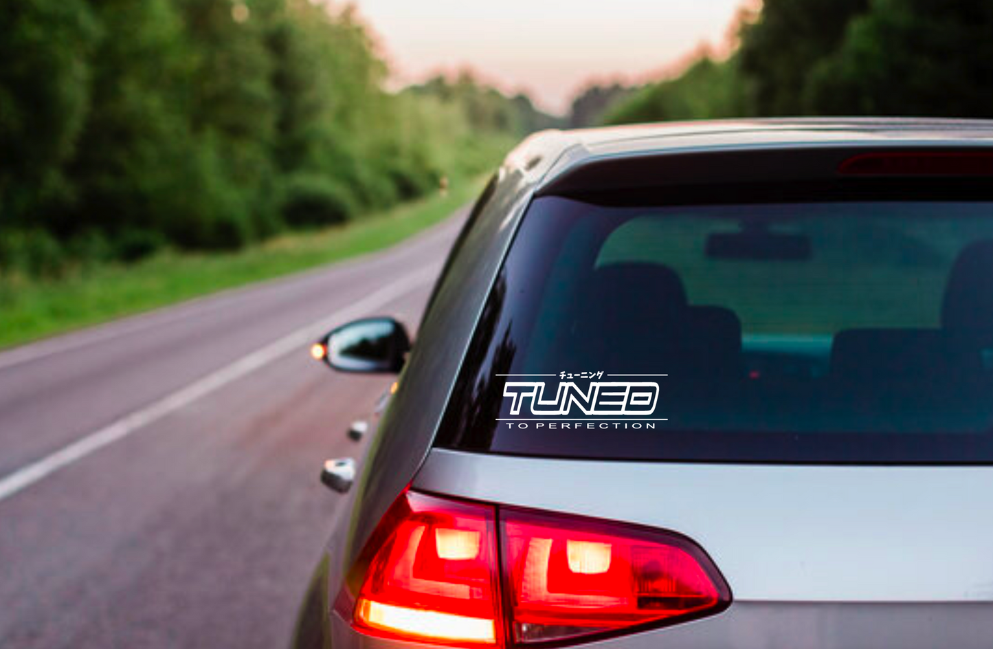 Tuned to Perfection チューニング Car Decal